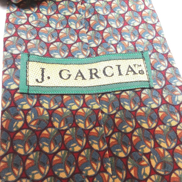 J. Garcia Clockworks Collections Mens Silk Necktie - Picture 4 of 5